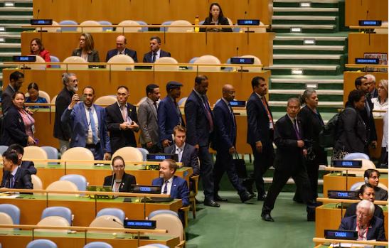 77 Delegasi di PBB Melakukan Walkout Sebelum Netanyahu Berpidato